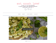Tablet Screenshot of eatsnacklove.com